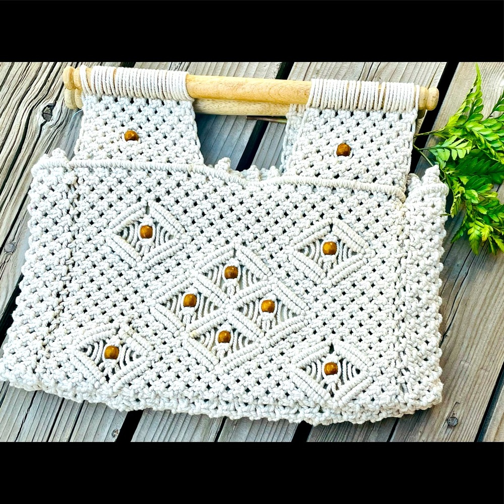Virginia Wolf Sadie Macrame Bag - Picture 2 of 7